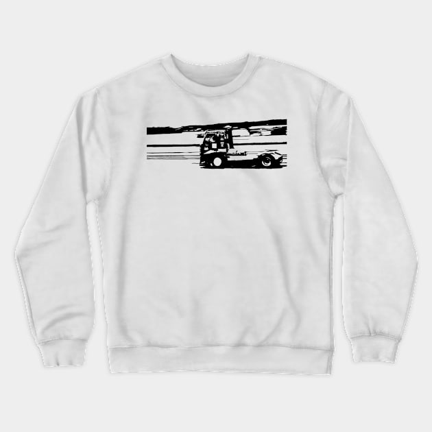 truck speed Crewneck Sweatshirt by rickylabellevie